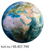 Planet Earth continents. Elements of this image furnished by NASA. 3d rendering. Planet Earth continents. Стоковое фото, агентство Ingram Publishing / Фотобанк Лори