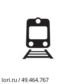 Railroad icon isolated on white background. Стоковая иллюстрация, агентство Ingram Publishing / Фотобанк Лори