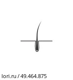 hair detail illustration. Стоковая иллюстрация, агентство Ingram Publishing / Фотобанк Лори
