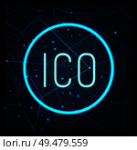Ico digital virtual money financing icon vector. Coins and currency used in internet online for investment and getting profit. Business and banking. Ico Digital Virtual Money Financing Icon Vector. Стоковая иллюстрация, агентство Ingram Publishing / Фотобанк Лори