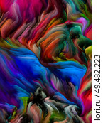 Beyond Impasto series. Composition of rich colorful textures for art, design, creativity and imagination. Стоковое фото, агентство Ingram Publishing / Фотобанк Лори