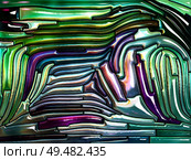 Dreams of Glass series. Abstract arrangement of Stained glass pattern of color fragments suitable for projects on colorful design, creativity, art and imagination. Стоковое фото, агентство Ingram Publishing / Фотобанк Лори