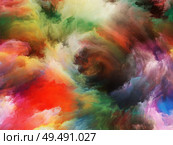 Vortex Twist and Swirl series. Composition of color and movement on canvas on the subject of art, creativity and imagination. Стоковое фото, агентство Ingram Publishing / Фотобанк Лори