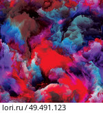 Color In Motion. Beyond Impasto series. Abstract arrangement of rich colorful textures suitable for projects on art, design, creativity and imagination. Стоковое фото, агентство Ingram Publishing / Фотобанк Лори