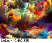 Abstract Background series. Background design of Color and movement on canvas on the subject of art, creativity and imagination. Стоковое фото, агентство Ingram Publishing / Фотобанк Лори