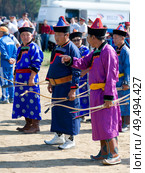 Buryat (Mongolian) archers (2010 год). Редакционное фото, фотограф Александр Подшивалов / Фотобанк Лори