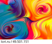 Moving Color. Visual Perfume series. Abstract design made of vibrant flow of hues and gradients relevant for art, design and technology. Стоковое фото, агентство Ingram Publishing / Фотобанк Лори
