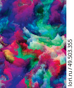 Beyond Impasto series. Design made of rich colorful textures to serve as background for projects on art, design, creativity and imagination. Стоковое фото, агентство Ingram Publishing / Фотобанк Лори