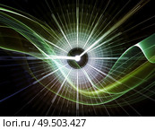 Space Time. Faces of Time series. Arrangement of clock dials and abstract elements on theme of science, education and modern technologies. Стоковое фото, агентство Ingram Publishing / Фотобанк Лори