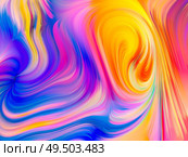 Colorful swirling abstract background design. Perfume of Color series. Стоковое фото, агентство Ingram Publishing / Фотобанк Лори