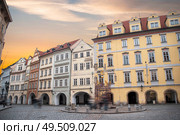 beautiful old streets of Prague. Czech Republic. Стоковое фото, агентство Ingram Publishing / Фотобанк Лори