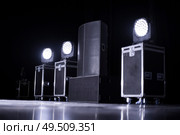 rays of light illuminate the scene at the concert. Стоковое фото, агентство Ingram Publishing / Фотобанк Лори