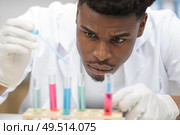laboratory pipette with drop. Стоковое фото, агентство Ingram Publishing / Фотобанк Лори