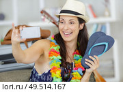 womens summer accessories and sandals. Стоковое фото, агентство Ingram Publishing / Фотобанк Лори