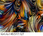 Paint Motion series. Saturated curving color strands on the subject of art, creativity and movement. Стоковое фото, агентство Ingram Publishing / Фотобанк Лори