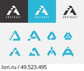 Letter A logo icon design template elements. Monogram. Letter A logo icon design template elements. . Стоковая иллюстрация, агентство Ingram Publishing / Фотобанк Лори