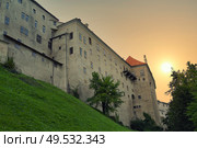 Cesky Krumlov - the city of South Bohemia Czech Republic region. Located on the Vltava River. declared a UNESCO World Heritage Site. Стоковое фото, агентство Ingram Publishing / Фотобанк Лори