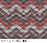 Seamless vector knitted texture illustration. Стоковая иллюстрация, агентство Ingram Publishing / Фотобанк Лори