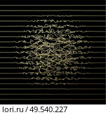 Doodle illegible handwriting pattern. Golden scribbles on black background. Vector illustration EPS10. Doodle illegible handwriting pattern. Golden scribbles on black background. Vector illustration. Стоковая иллюстрация, агентство Ingram Publishing / Фотобанк Лори