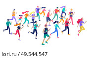 People Marathon Running Sport race sprint, concept illustration running men and women wearing sportswer in landscape. Jogging at Training. Healthy Active Speed Exercise. Cartoon Vector Illustration. People Marathon Running Sport race sprint, concept illustration running men and women wearing sportswer in landscape. Jogging at Training. Healthy Active Speed Exercise. Cartoon Vector. Стоковая иллюстрация, агентство Ingram Publishing / Фотобанк Лори