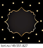 Abstract Card with Golden Frame Vector Illustration EPS10. Abstract Card with Golden Frame Vector Illustration. Стоковая иллюстрация, агентство Ingram Publishing / Фотобанк Лори