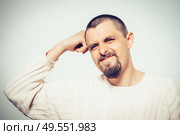 A man who made a mistake. Стоковое фото, агентство Ingram Publishing / Фотобанк Лори