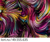 Paint Motion series. Saturated curving color strands on the subject of art, creativity and movement. Стоковое фото, агентство Ingram Publishing / Фотобанк Лори