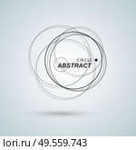 Abstract connect circle design background. Creative abstract shapes.. Abstract connect circle design background. Стоковая иллюстрация, агентство Ingram Publishing / Фотобанк Лори