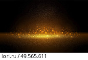Luxury Gold glitter particles on black background. Golden glowing lights magic effects. Glow sparkles, vector illustration. Glitz dust. Luxury Gold glitter particles on black background. Golden glowing lights magic effects. Glow sparkles, vector illustration. Стоковая иллюстрация, агентство Ingram Publishing / Фотобанк Лори