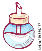 Sugar in container vector, isolated icon of glass with sweet ingredient to add to beverages or food. Sweetener in jar with metal pipe flat style object. Glass Container with Metal Pipe for Sugar Vector. Стоковая иллюстрация, агентство Ingram Publishing / Фотобанк Лори