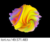 3D Rendering of folder color twist for 3D designs and presentation to emphasize  dimensionality and color brightness. Стоковое фото, агентство Ingram Publishing / Фотобанк Лори