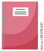 Books vector, red notebook and textbook isolated printed material for school and education. Encyclopedia closeup, manual getting knowledge in university. Books with Information, Textbooks in School Set. Стоковая иллюстрация, агентство Ingram Publishing / Фотобанк Лори