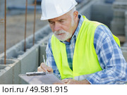 contractor estimate sheet for major rework. Стоковое фото, агентство Ingram Publishing / Фотобанк Лори