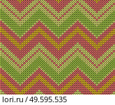 Seamless vector knitted texture illustration. Стоковая иллюстрация, агентство Ingram Publishing / Фотобанк Лори