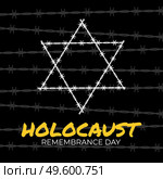 International holocaust remembrance day background. Vector Illustration EPS10. International holocaust remembrance day background. Vector Illustration. Стоковая иллюстрация, агентство Ingram Publishing / Фотобанк Лори