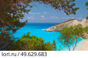 Porto Katsiki beach at Lefkada island in Greece. Стоковое фото, агентство Ingram Publishing / Фотобанк Лори