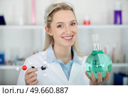 adult doctor working in microbiological or chemistry or medical laboratory. Стоковое фото, агентство Ingram Publishing / Фотобанк Лори