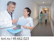 they are reviewing the data. Стоковое фото, агентство Ingram Publishing / Фотобанк Лори