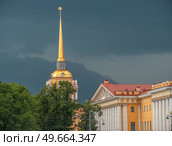 Admiralty building in the historical center of St. Petersburg. Russia. Стоковое фото, агентство Ingram Publishing / Фотобанк Лори