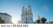 church and the historical part of the city of Vitebsk. Belarus. Стоковое фото, агентство Ingram Publishing / Фотобанк Лори