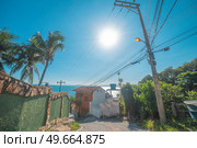 the favelas of Rosinha in Rio de Janeiro. Brazil. Стоковое фото, агентство Ingram Publishing / Фотобанк Лори