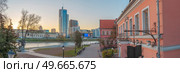 Minsk, Belarus - September 02, 2021: Minsk city center. Belarus. Редакционное фото, агентство Ingram Publishing / Фотобанк Лори