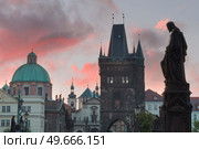gothic old streets of Prague. Czech Republic. Стоковое фото, агентство Ingram Publishing / Фотобанк Лори