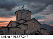 Monastery in Fiagdon. Mountains of the Caucasus. Стоковое фото, агентство Ingram Publishing / Фотобанк Лори