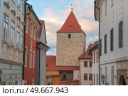 beautiful old streets of Prague. Czech Republic. Стоковое фото, агентство Ingram Publishing / Фотобанк Лори