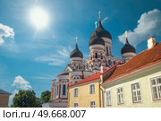  Alexander Nevsky Cathedral in Tallinn. Estonia. Europe. Стоковое фото, агентство Ingram Publishing / Фотобанк Лори