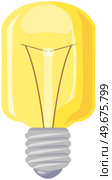 Light bulbs and lamps. Electric LEDs and incandescent lamps or energy-saving lighting fixtures. Light bulbs with different base shapes. Electrical appliances for creating interior light. Light bulbs. Electric LEDs and incandescent lamps. Electrical appliances for lighting. Стоковая иллюстрация, агентство Ingram Publishing / Фотобанк Лори