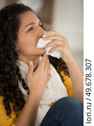 bleeding in the nose. Стоковое фото, агентство Ingram Publishing / Фотобанк Лори