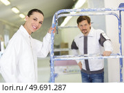 the painters are proud and self-satisfied. Стоковое фото, агентство Ingram Publishing / Фотобанк Лори