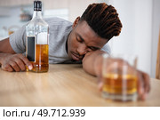 alcoholism alcohol addiction and people concept. Стоковое фото, агентство Ingram Publishing / Фотобанк Лори